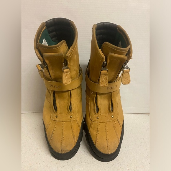 Polo by Ralph Lauren Men’s Tan Conquest Zip Up Boot  13D main image 6